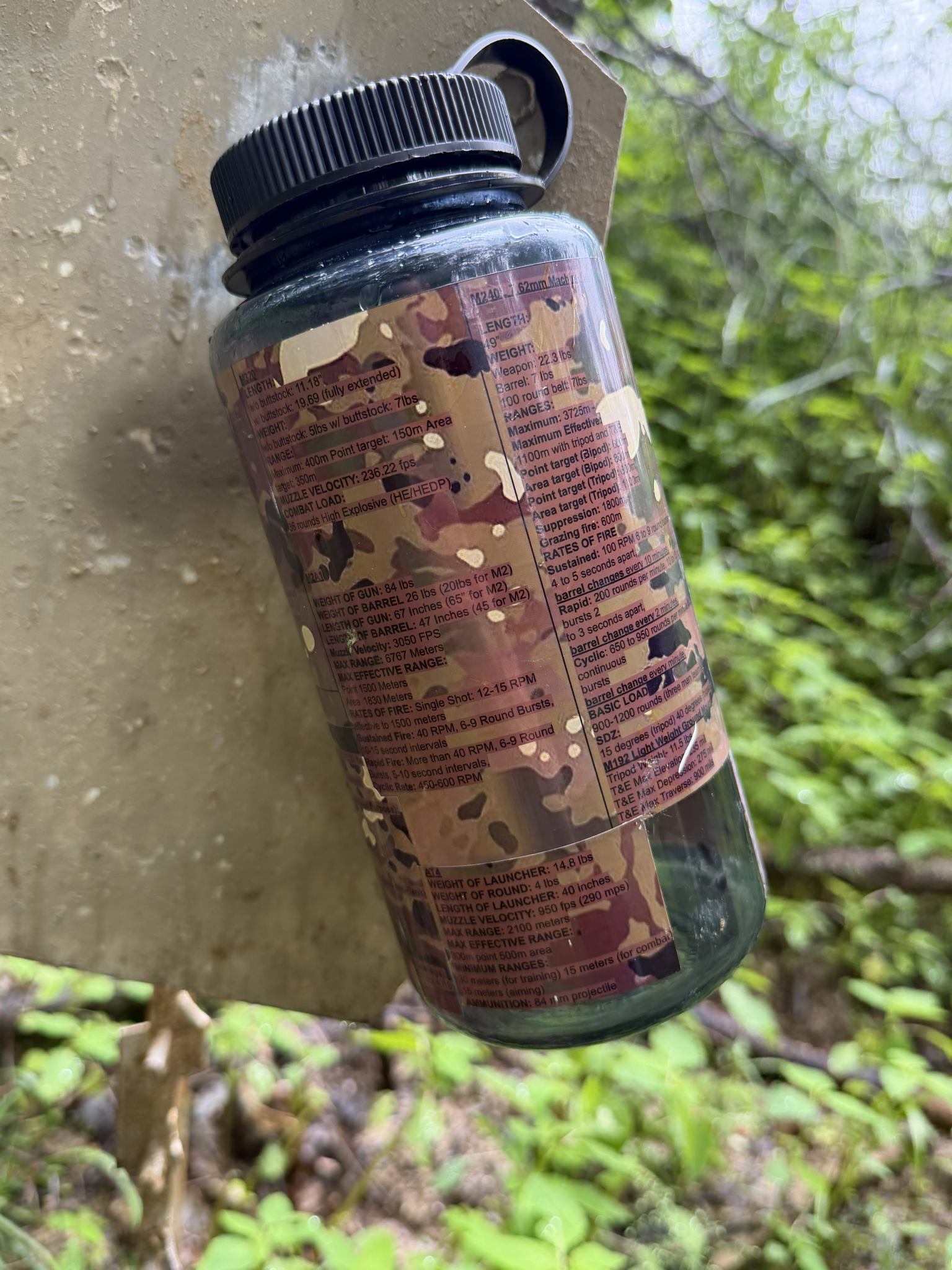 SmartCard gloss sticker on a water bottle 