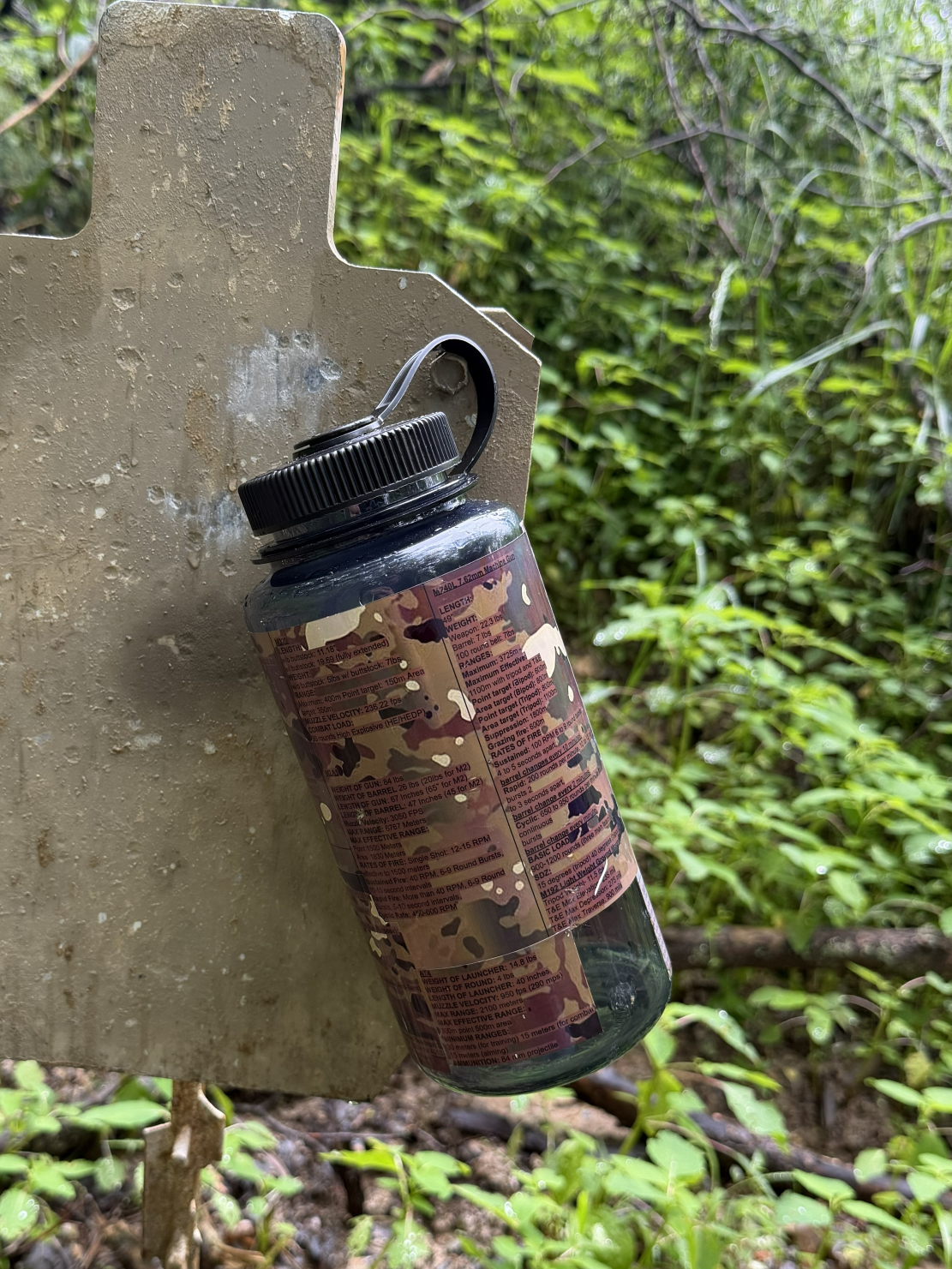 gloss SmartCard on water bottle